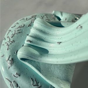 SCENTED Thick Mint Chocolate Chip Butter Slime! Sprinkles! Glitter! Asmr.